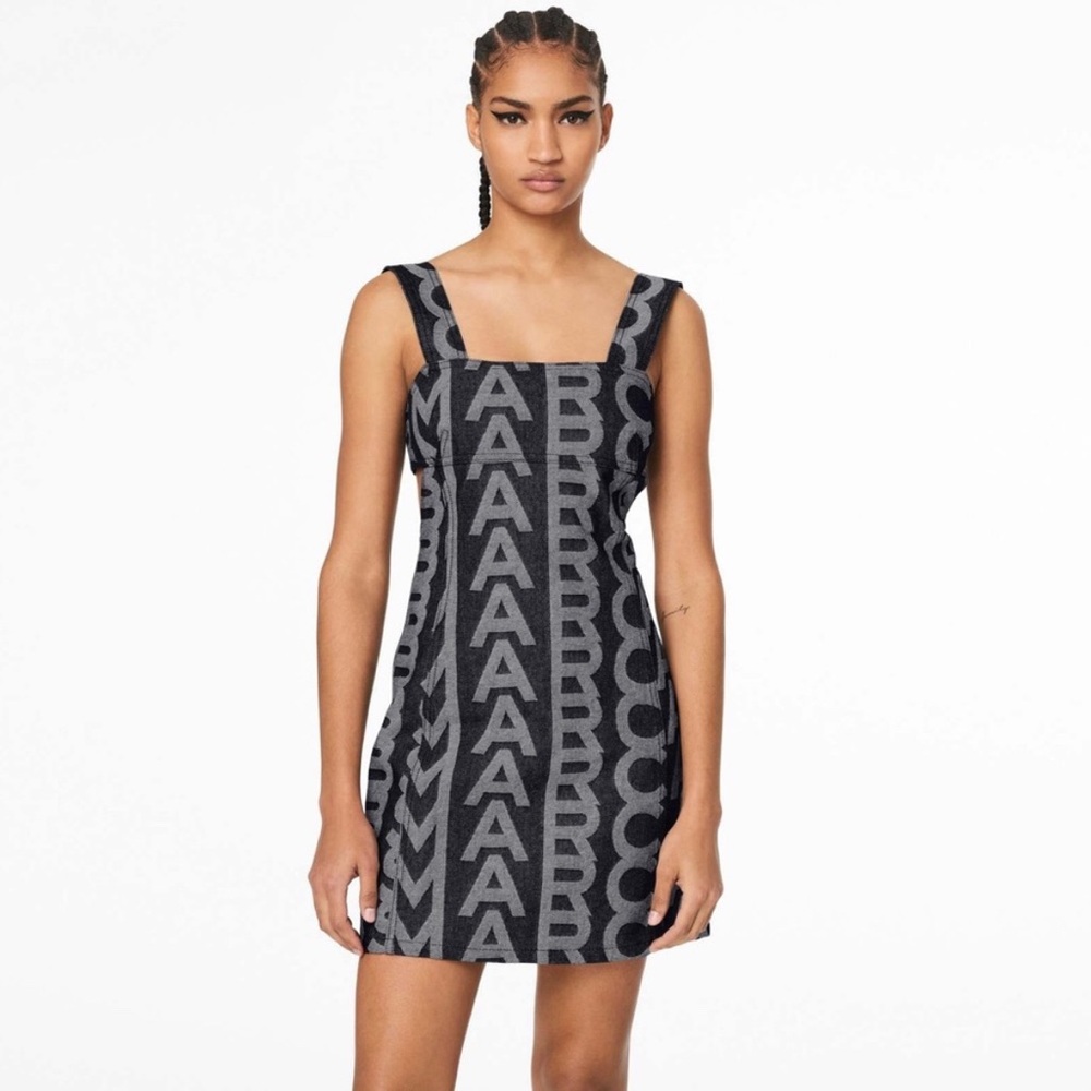 Marc Jacobs The Monogram Denim Cutout Dress